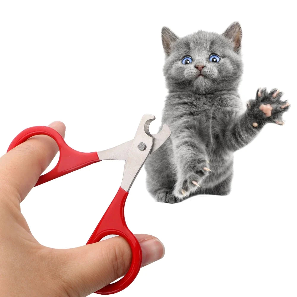 Cat Nail Clippers for Small Dog Cat Professional Puppy Claws Cutter Pet Nails Scissors Trimmer Grooming and Care Cat Accessories